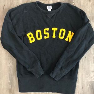 Orange and Black , BOSTON crewneck